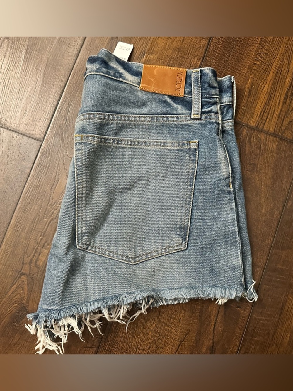 J. Crew Light Blue Frayed-Hem Denim Cutoff Shorts